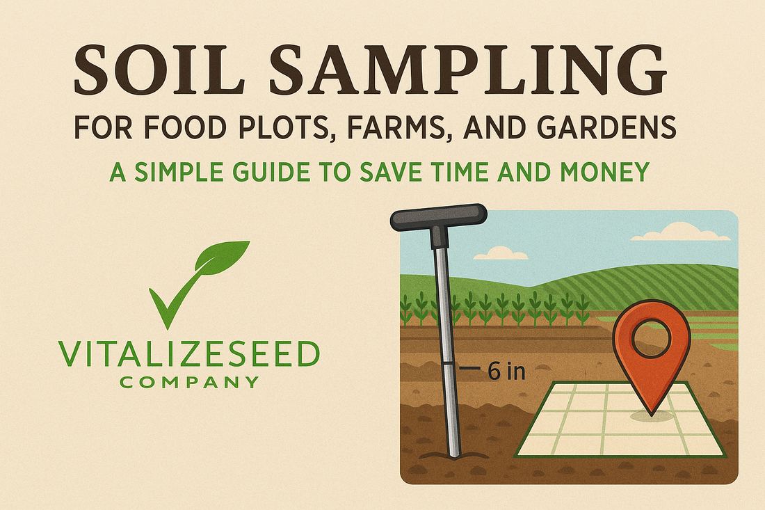 Soil Sampling for Food Plots, Farms, and Gardens: A Simple Guide to Save Time and Money