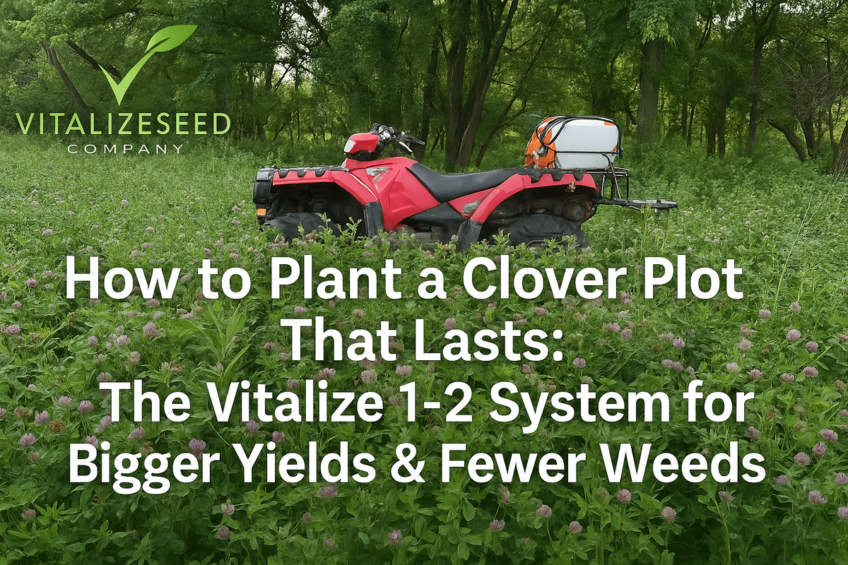 The 1‑2 Clover Plot Planting System: Perennial Clover Success with Nur